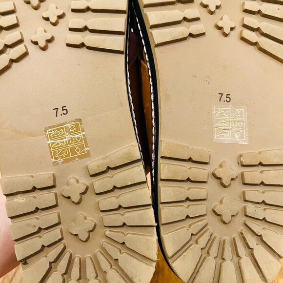 MADEWELL The Dayna Lugsole Slide Sandal in Leather Size 7.5 in EUC - Picture 14 of 16